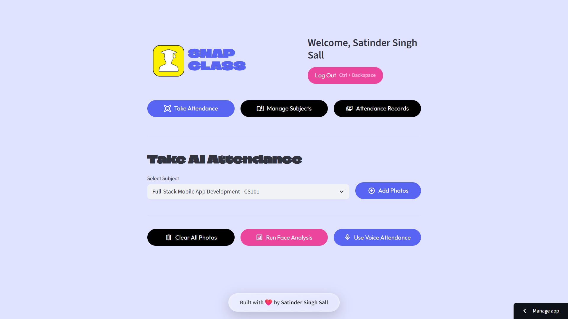 Teacher Dashboard