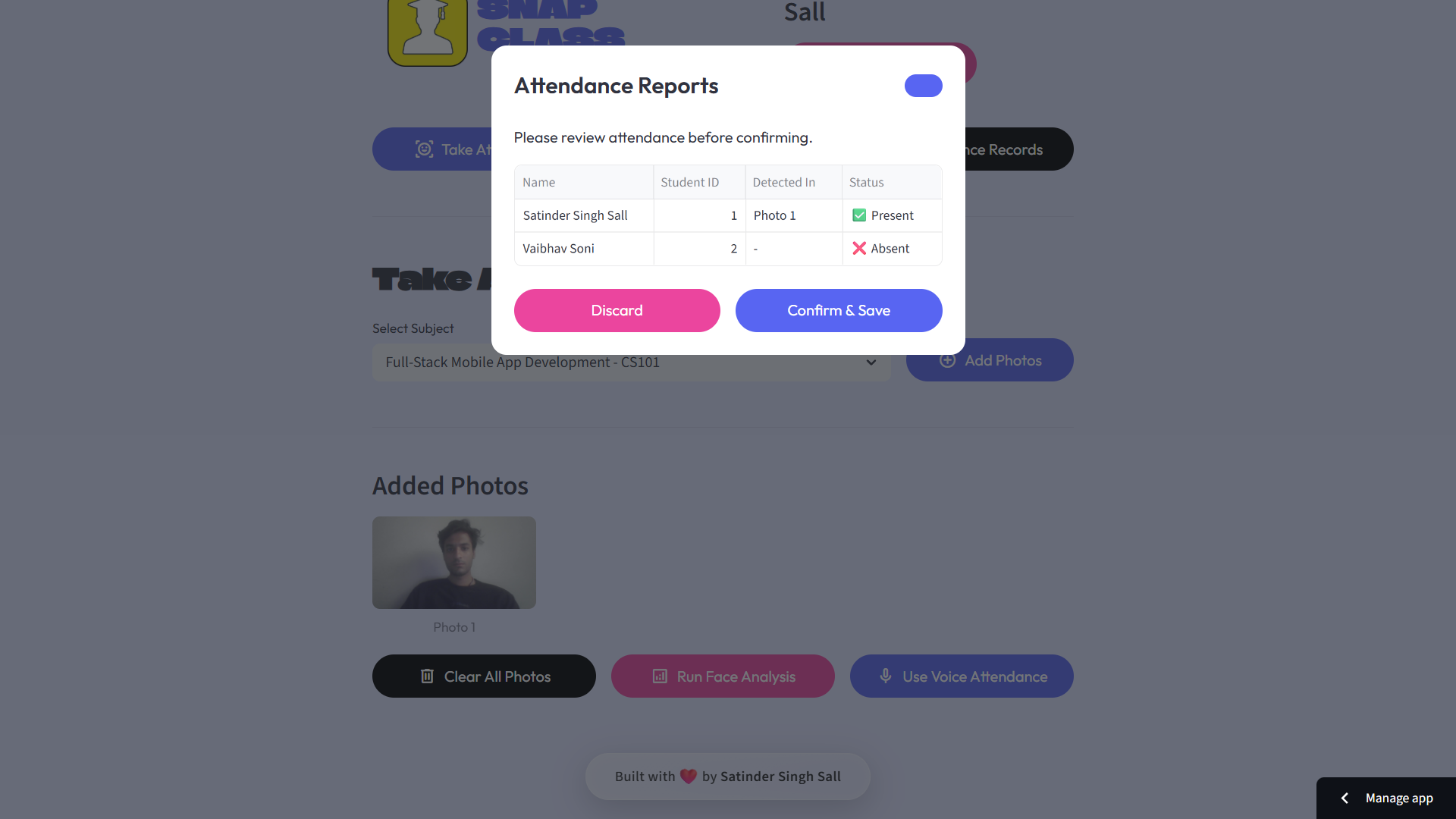 Snap Student